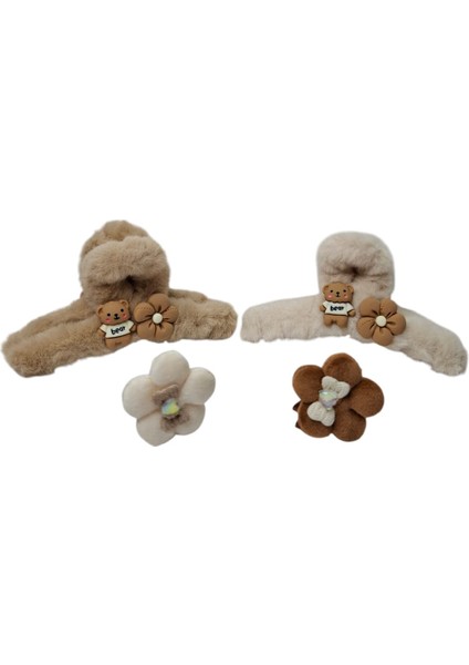 Peluş Çiçek ve Ayıcık Fig. 2 Renk Mandal Toka Papatya Fig. 2 Renk Pens Toka 4 Lü Set fırsatları