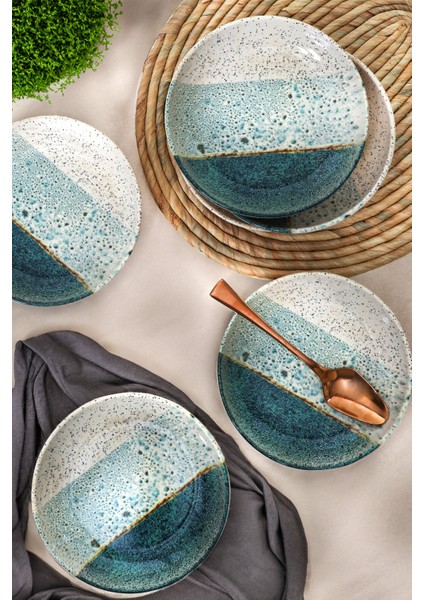Colored Yemek Tabağı 18 cm 6 Adet 19781