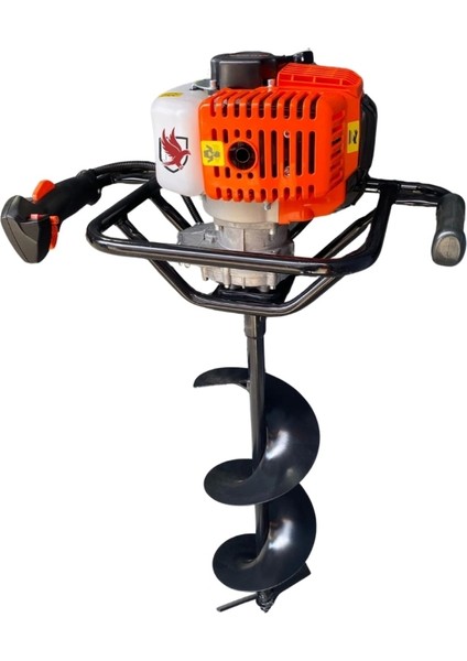 AG52 Motorlu Toprak Burgu Makinesi 20 cm 3 Hp
