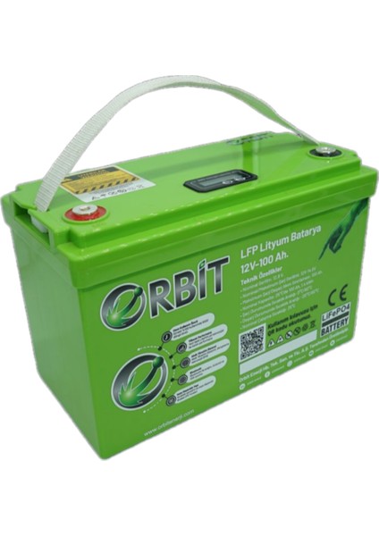12V 100AH Lifepo4 Marin Bluetooth Lityum Akü