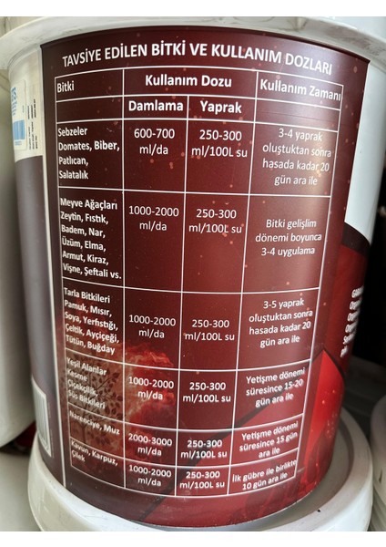 Saf-A-Mino 20L Amino Asit Gübre