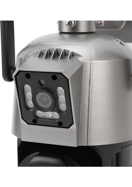Blue Inter Int-Cmr 55 6 Mp Çift Kameralı Dış Mekan Güvenlik Kamerası Wifi Ptz Kameralar Gece Görüşü IP66 Su Geçirmez