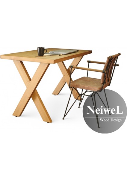 Enax Doğal Ahşap Çalışma ve Ofis MASASI-70 cm -200 cm fırsatları