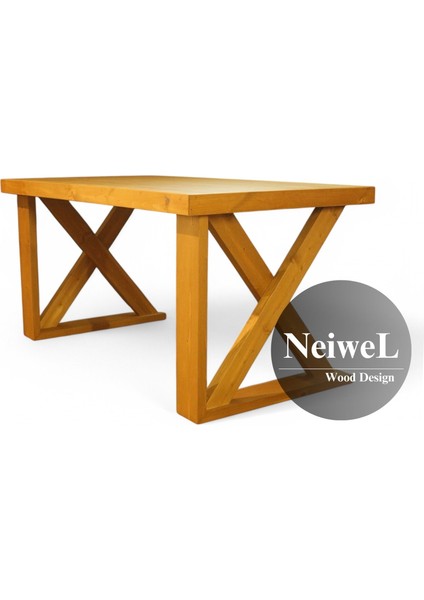 Wood Doğal Ahşap Çalışma ve Ofis MASASI-80 cm -220 cm fırsatları