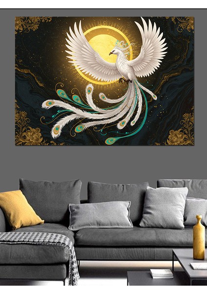 Beyaz Tüyleriyle Barış Güvercini Dekoratif Tablo modelleri