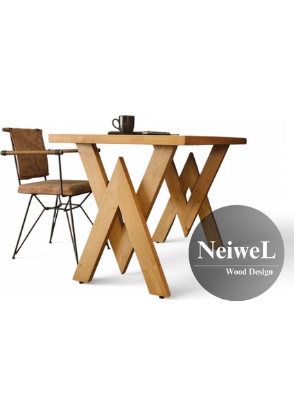 Asur Doğal Ahşap Çalışma ve Ofis MASASI-70 cm -120 cm modelleri