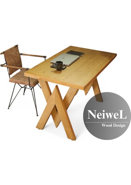 Asur Doğal Ahşap Çalışma ve Ofis MASASI-70 cm -140 cm fiyatları