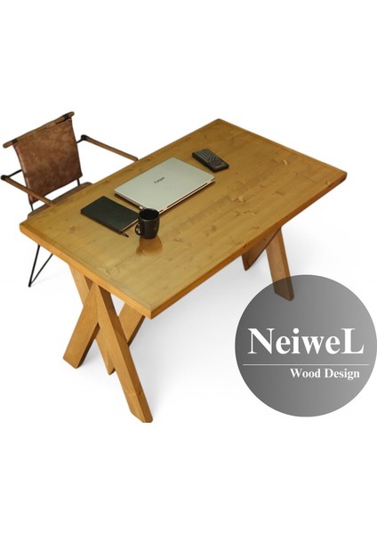 Asur Doğal Ahşap Çalışma ve Ofis MASASI-70 cm -140 cm fırsatları