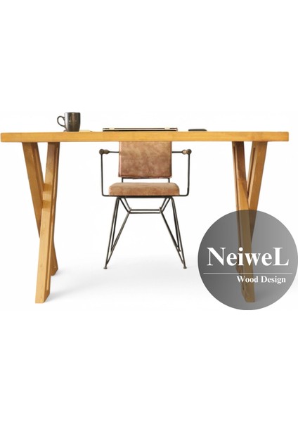 Riva Doğal Ahşap Çalışma ve Ofis MASASI-70 cm -120 cm fiyatları