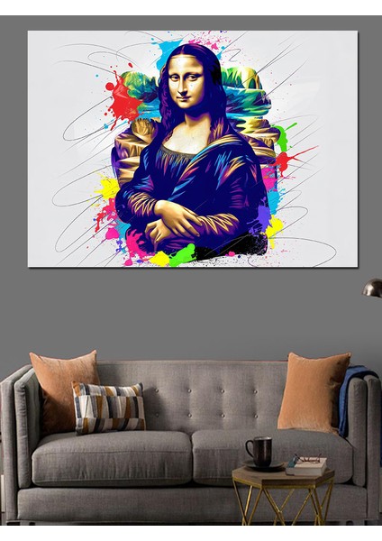 Graffiti Tarzı Mona Lisa Dekoratif Tablo fiyatları