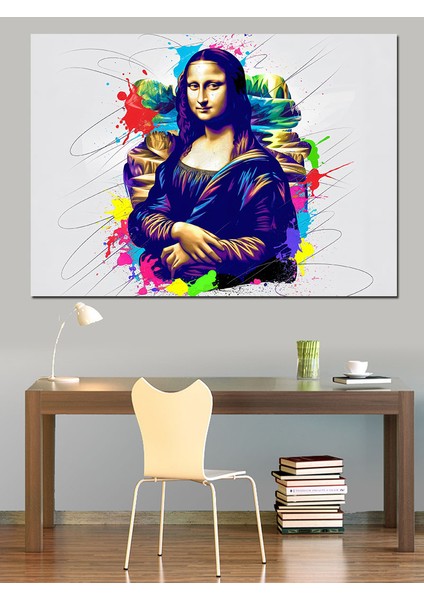 Graffiti Tarzı Mona Lisa Dekoratif Tablo modelleri