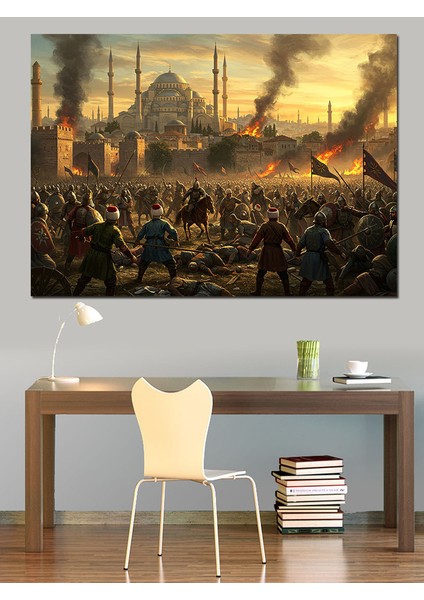 Osmanlı Savaşçıları ve Camii Dekoratif Tablo fırsatları