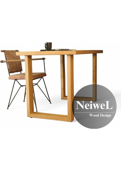 Oven Doğal Ahşap Çalışma ve Ofis MASASI-70 cm -120 cm