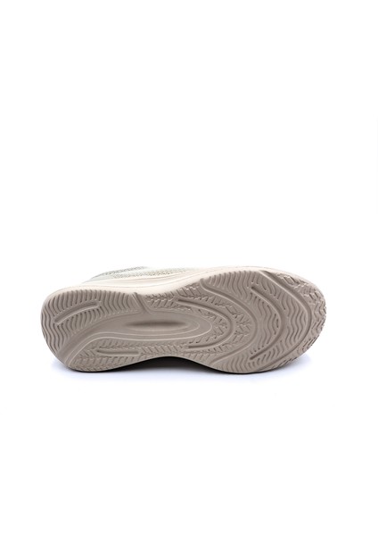 K5174 Memory Foam Lastikli Kadın Yürüyüş Günlük Bej Spor Ayakkabı
