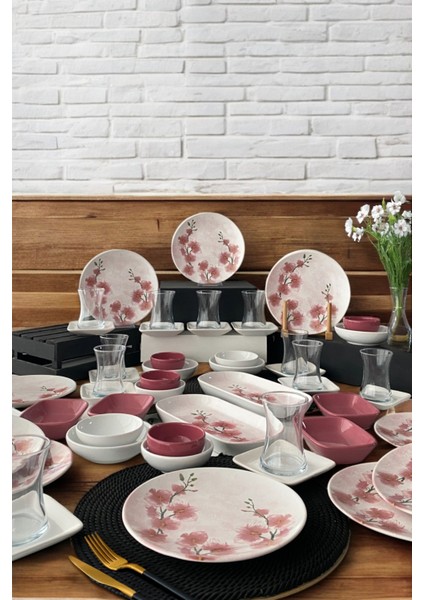 Fiore 54 Parça 12 Kişilik Kahvaltı Takımı