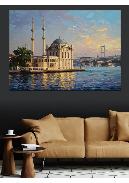 Tarihi Camii Manzarası Dekoratif Tablo