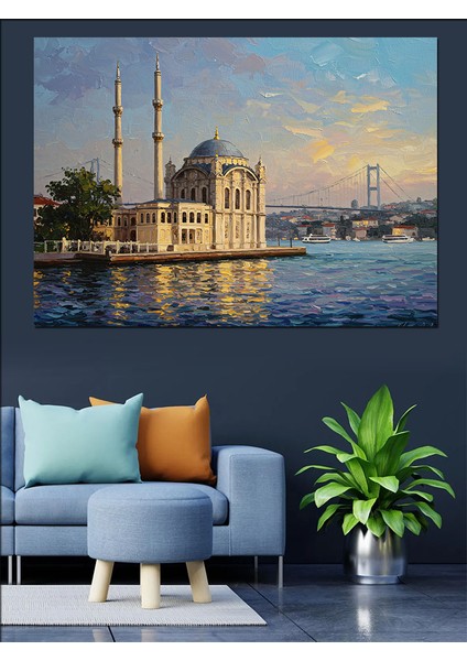 Tarihi Camii Manzarası Dekoratif Tablo fiyatları