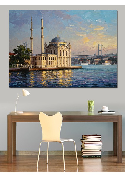 Tarihi Camii Manzarası Dekoratif Tablo fırsatları