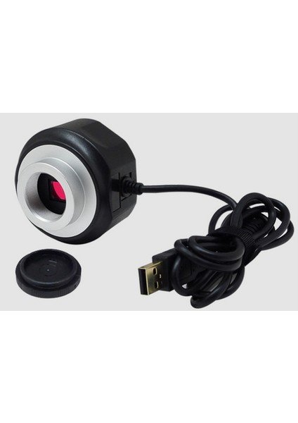Opto-Edu Dijital Mikroskop Trinoküler Stereo Zum 5mp USB Kamera LED Halka Ile