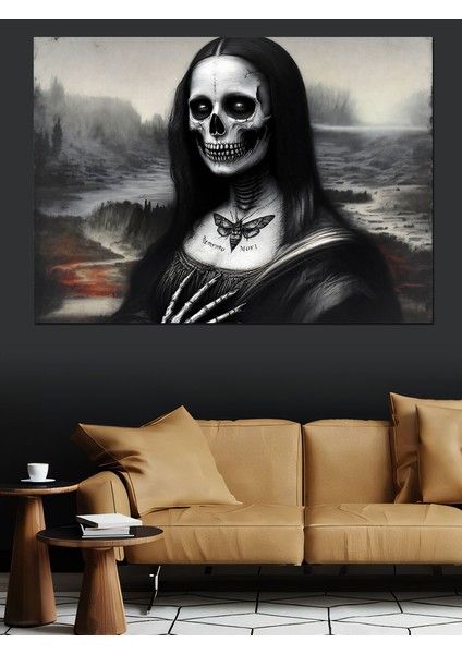 Karanlık Mona Lisa Dekoratif Tablo fiyatları