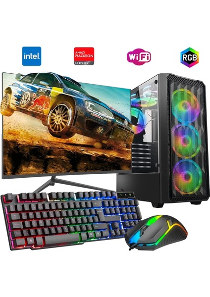 I7 14700F 16GB Ddr4 1tb M2 8gb RX580 27" 165Hz Monitörlü Oyun Bilgisayarı