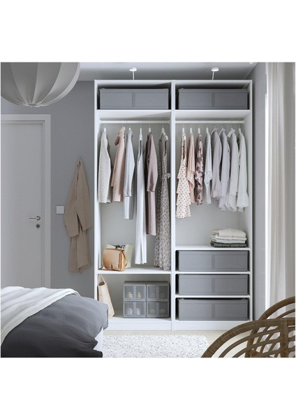 Ikea Skubb Hurç Koyu Gri 65X53X19 cm fırsatları