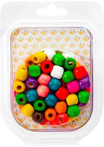 Kiddy World Ahşap Boncuk Küçük - 4 Kutu