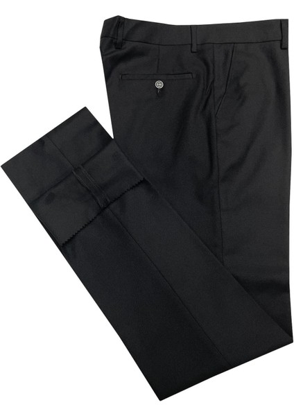 Avasar Erkek Siyah Regular Fit Kumaş PANTOLON-7223