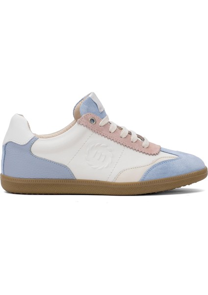 D25ya-550 Kadın Deri Klasik Sneaker Mavi