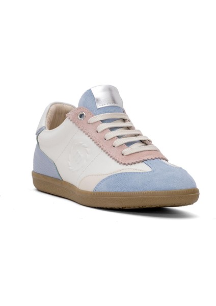 D25ya-550 Kadın Deri Klasik Sneaker Mavi