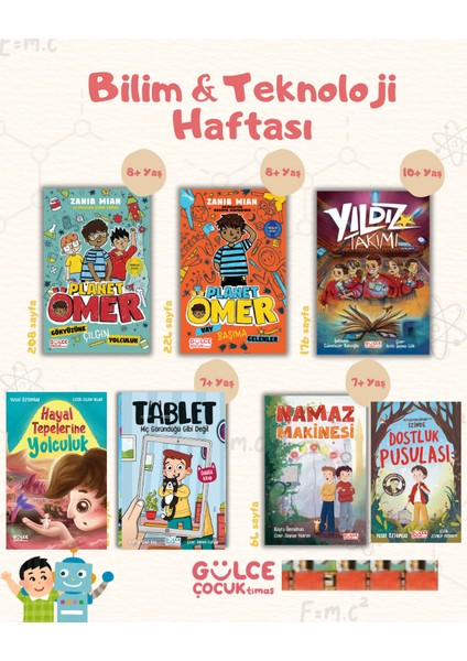 7+Yaşyıldız Takımı,namaz Makinesi,hiç Göründüğü Gibi Değil /tablet,hayal Tepelerine Yolculuk(4kitap)