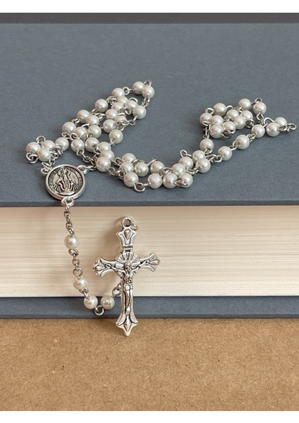 4mm Sedef Kaplama Katolik Hristiyan Rosary Tesbih