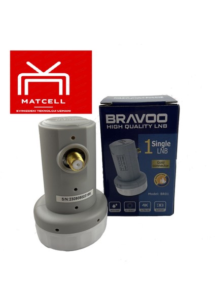 Matcell Bravoo Tekli Lnb Full Hd+4k+3d Lnb