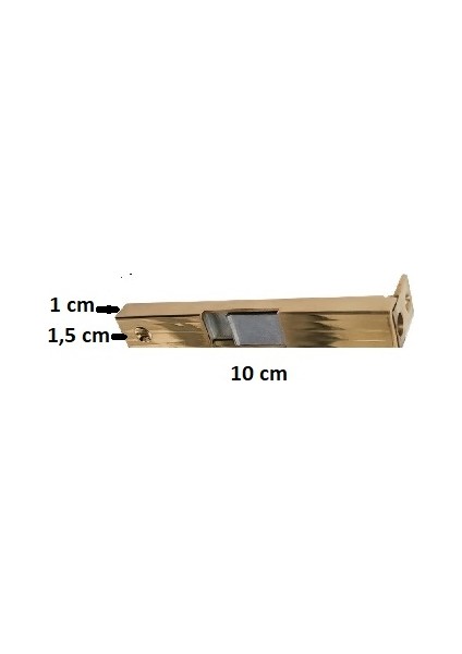 Pirinç Gömme Sürgü 10 cm Sarı fiyatları
