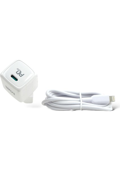My2 Tec 2'si 1 Arada Şarj Seti Apple IPhone 14 Lightning Usb-C Için Şarj Kablosu Siyah 20W 3A 100CM modelleri