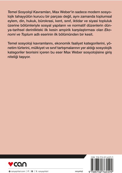 Temel Sosyoloji Kavramları - Max Weber