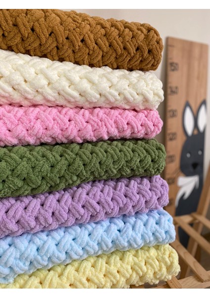 Ekru Puffy Bebek Battaniyesi 100*100 cm fırsatları