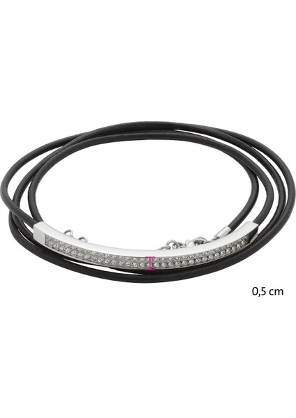 Kristal Taşlı Çok Sıralı Deri Manyetik Bileklik modelleri