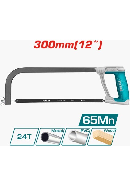Demir Kesme Testeresi 12'' 300 mm