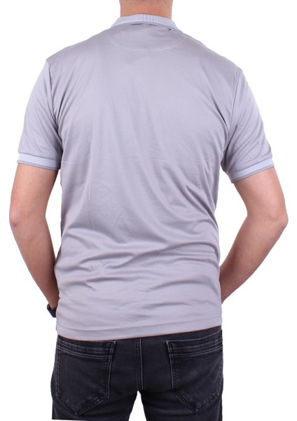 Twister 2304 Gri Günlük Kısa Kol Normal Kesim Pamuklu Polo Yaka Erkek Tişört fırsatları