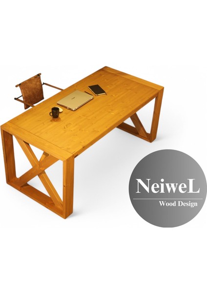 Diaz Doğal Ahşap Çalışma ve Ofis MASASI-70 cm -140 cm fiyatları