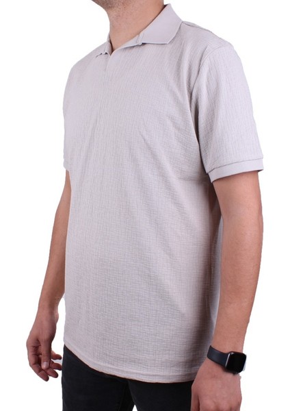 Twister 2288 Gri Günlük Kısa Kol Normal Kesim Pamuklu Polo Yaka Erkek Tişört modelleri