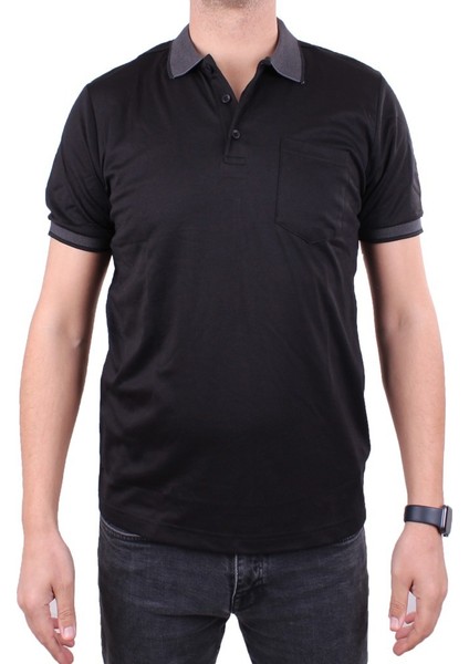 Twister 2304 Siyah Günlük Kısa Kol Normal Kesim Pamuklu Polo Yaka Erkek Tişört fiyatları