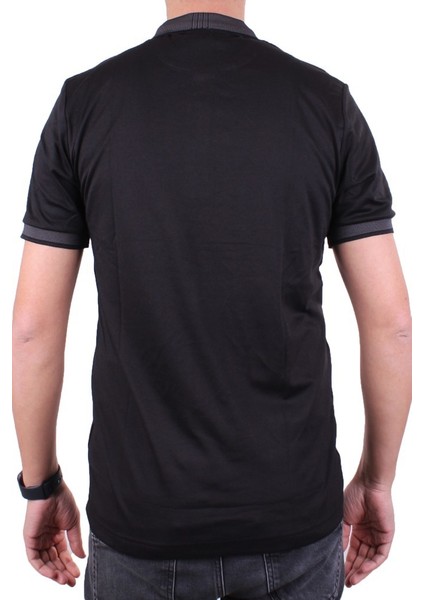 Twister 2304 Siyah Günlük Kısa Kol Normal Kesim Pamuklu Polo Yaka Erkek Tişört fırsatları