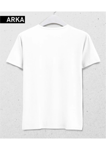 Atatürk Özel Tasarım Baskılı t-Shirt Beyaz Xl