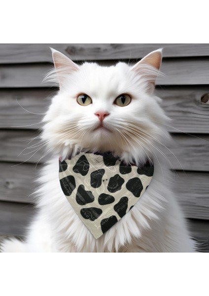 Benekli Kedi Köpek Fuları Ayarlanabilir