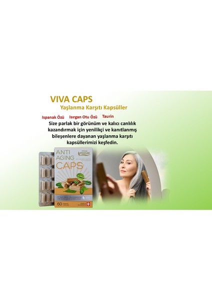 Anti Aging Caps (60 Kapsül) fiyatları