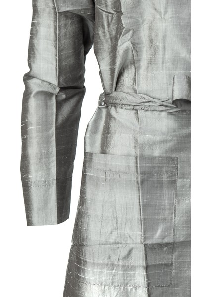 Erkek Şık Klasik Model Röpteşambır Premium Poplin Saten Çınar Model Cepli Rob Beli Kuşaklı fırsatları