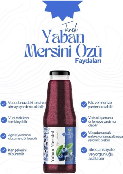 Premium Taneli Yaban Mersini Özü modelleri
