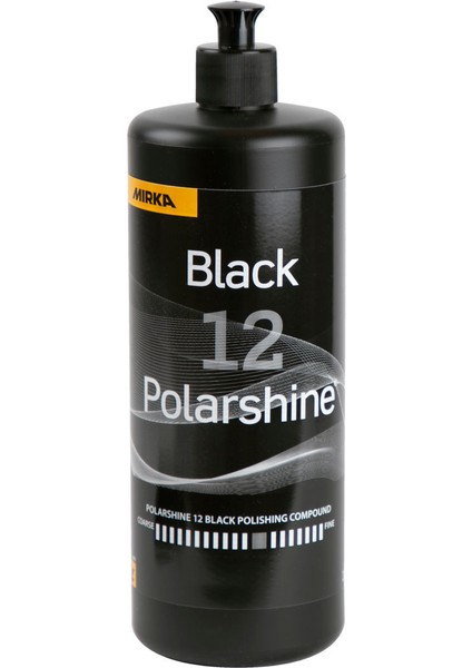 Polarshine 12 Siyah Ince Pasta Cila 1 Lt